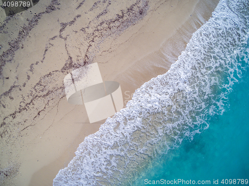 Image of View of a drone at the  Beach