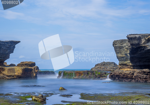 Image of The temple \"Tanah Lot\" on the island of Bali