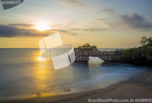 Image of The temple \"Tanah Lot\" on the island of Bali