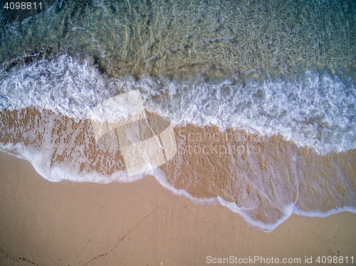 Image of View of a drone at the  Beach