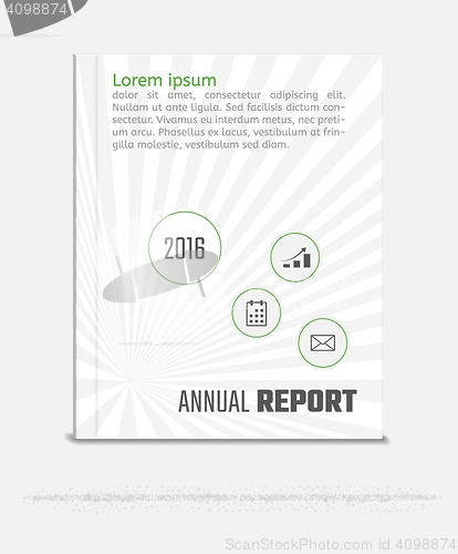 Image of annual report brochure