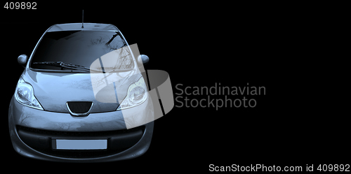 Image of Car isolated on black