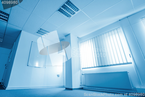 Image of Office room in blue tone