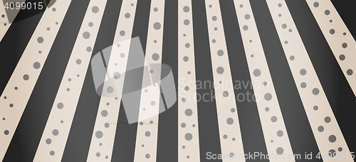 Image of crosswalk illustration with black dots