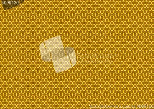 Image of bee\'s honeycomb illustration