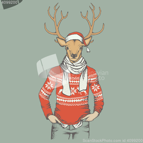 Image of Deer vector illustration