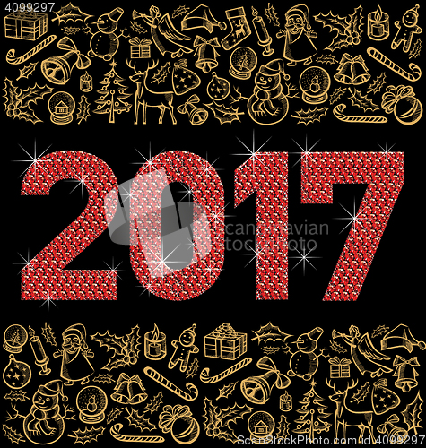 Image of Vector metallic numbers 2017