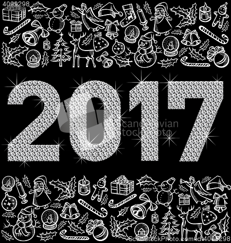 Image of Vector metallic numbers 2017