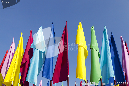 Image of flags for decoration