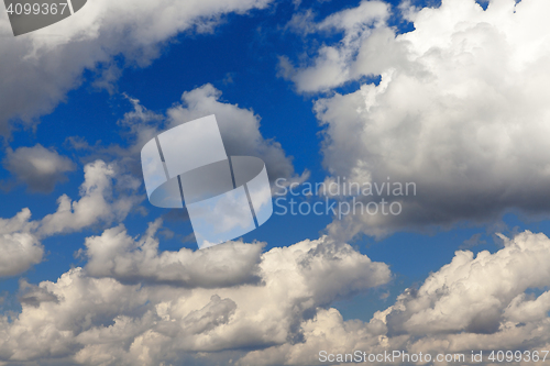 Image of clouds in the sky