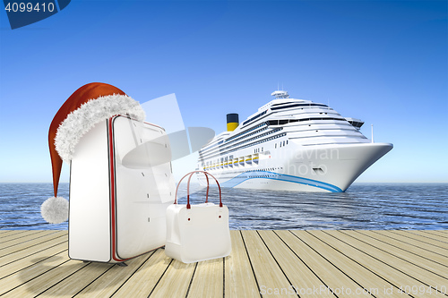 Image of christmas travel cruise ship