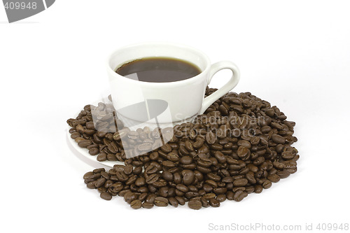 Image of Hot Coffee and Beans