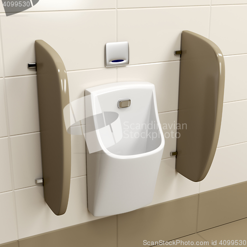 Image of Urinal with sensor