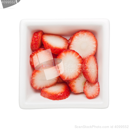 Image of Sliced strawberry