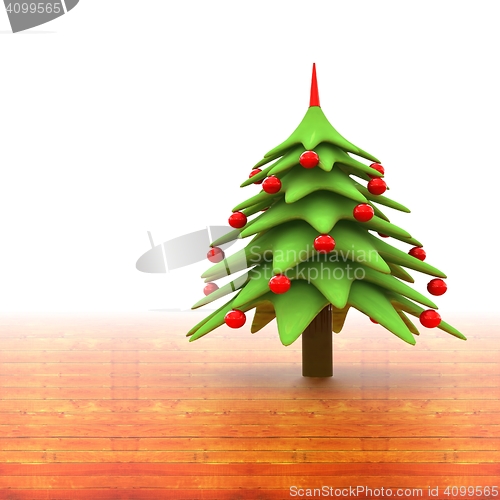 Image of Christmas background. 3d illustration