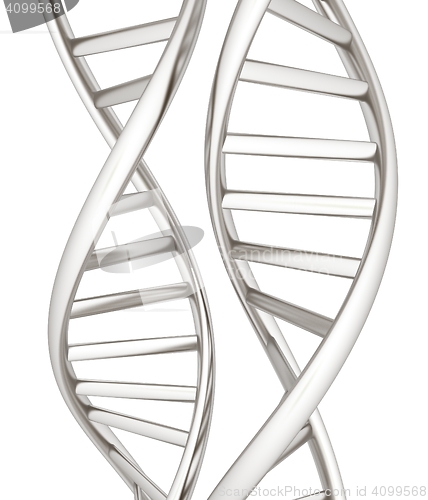 Image of DNA structure model. 3d illustration