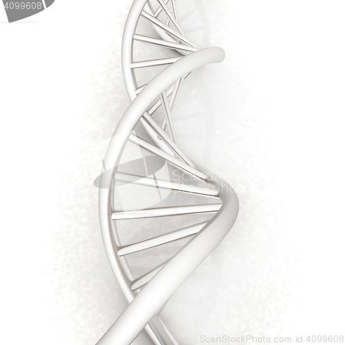 Image of DNA structure model. 3d illustration