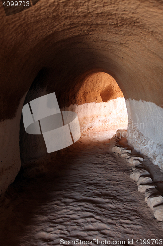 Image of Residential caves of troglodyte in Matmata, Tunisia, Africa