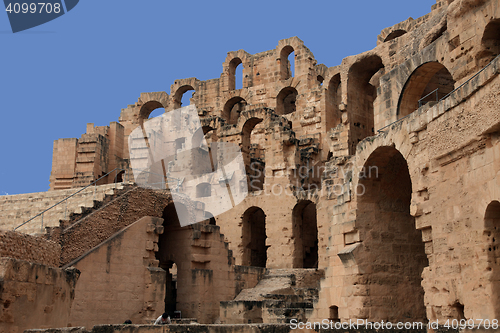 Image of The amphitheater in El-Jem, Tunisia