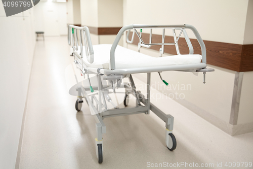 Image of hospital gurney or stretcher at emergency room