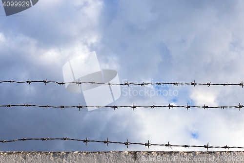 Image of old barbed wire