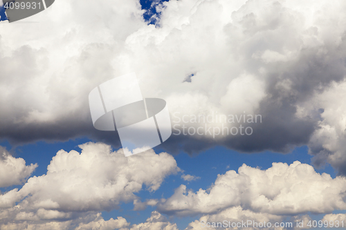 Image of clouds in the sky