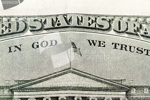 Image of American dollars, close-up