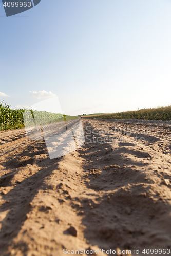 Image of Rural road in the field