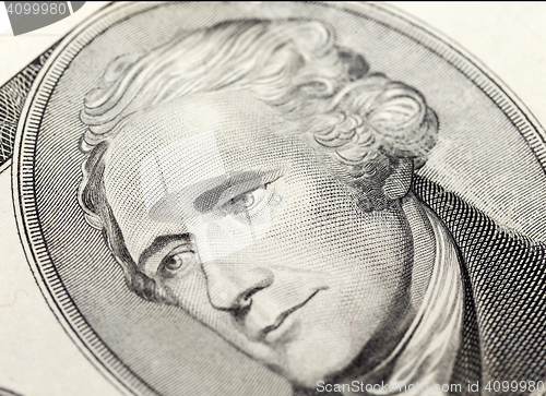 Image of American dollars, close-up