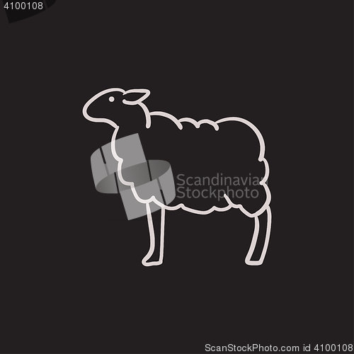 Image of Sheep sketch icon.