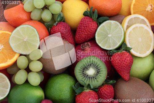 Image of Fresh Fruit Background