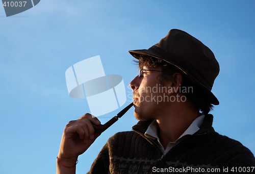 Image of Smoking man