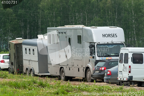 Image of Transport for horses with trailer