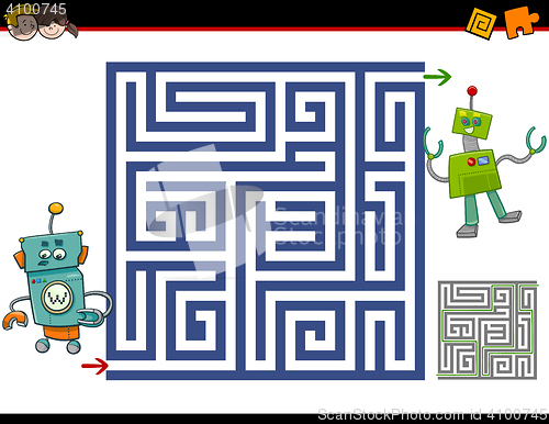 Image of maze activity for kids