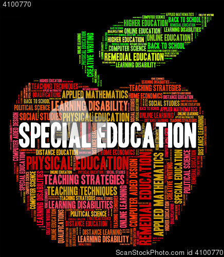 Image of Special Education Shows Slow Learning And Develop