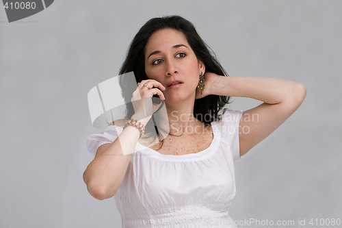 Image of Woman on phone