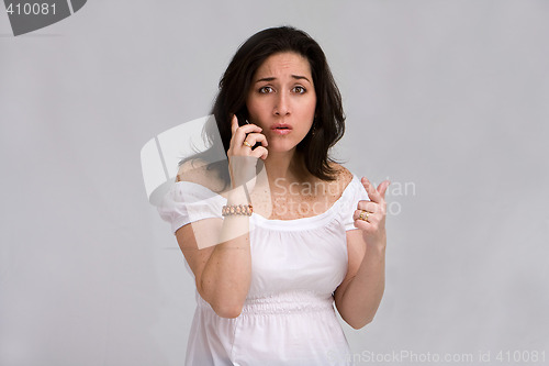 Image of Woman on phone