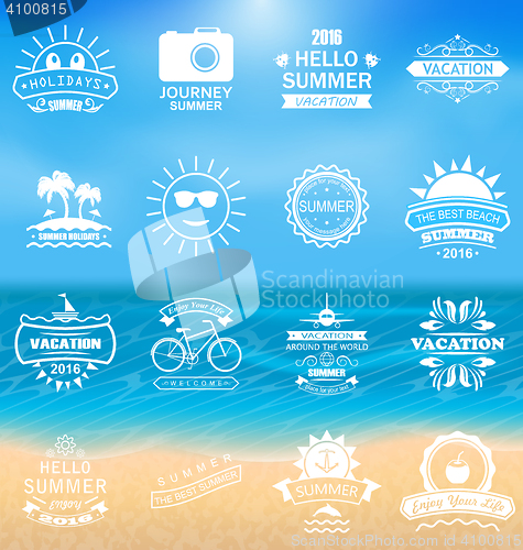 Image of Group Summer Holidays Labels
