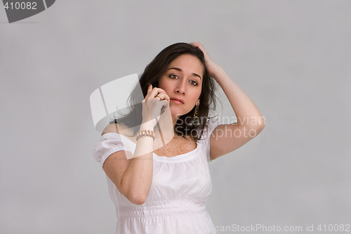 Image of Woman on phone