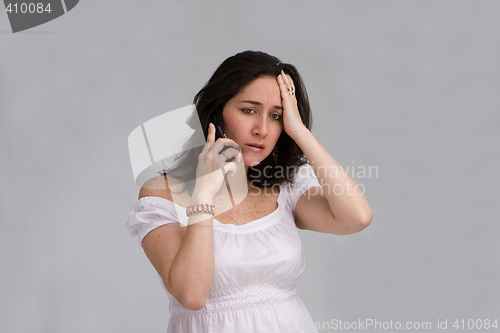 Image of Woman on phone