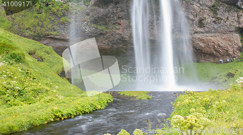 Image of Seljalandsfoss - Iceland - Detail