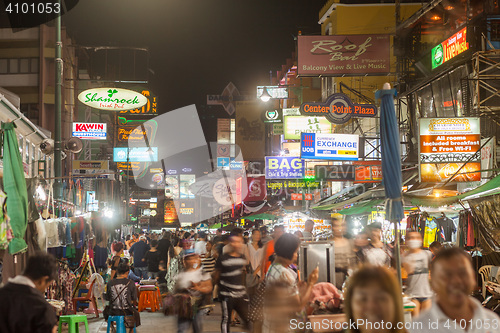 Image of Signs along Khao San Road