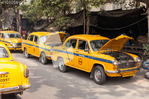 Image of Taxis in Kolkata (Calcutta)