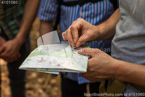 Image of Navigating with map and compass