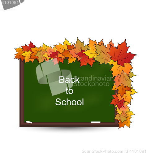 Image of School Board with Maple Leaves
