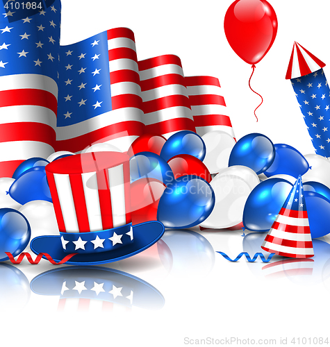 Image of Cute Wallpaper in National American Colors