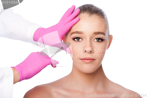 Image of Injection facial skincare spa beauty treatment