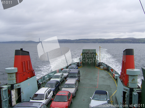 Image of CalMac Ferry "Saturn" Car Deck