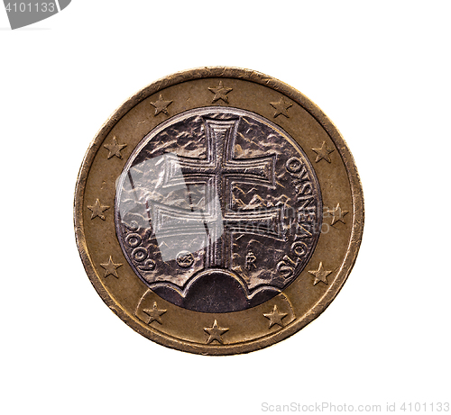 Image of coin worth one euro