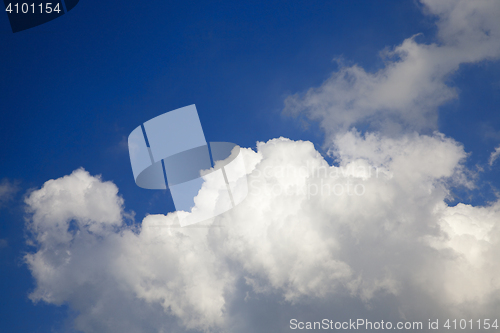 Image of cumulus clouds in the sky